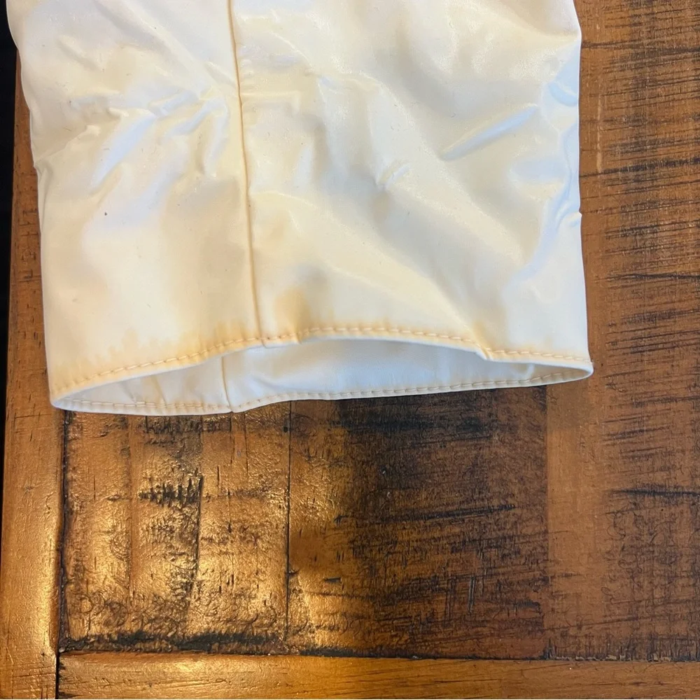Vintage 80s Learsi Women’s Bomber Jacket in Cream